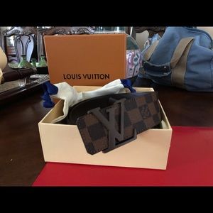 Louis Vuitton belt brown Damier